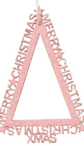 Ξύλινο Κρεμαστό Χριστουγεννιάτικο Στολίδι 8 x 12(h)cm