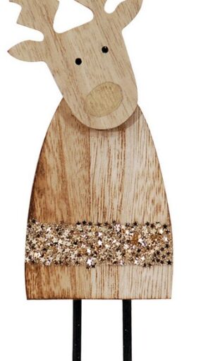 Επιδαπέδιο Χριστουγεννιάτικο Διακοσμητικό 4,5 x 8 x 19(h)cm