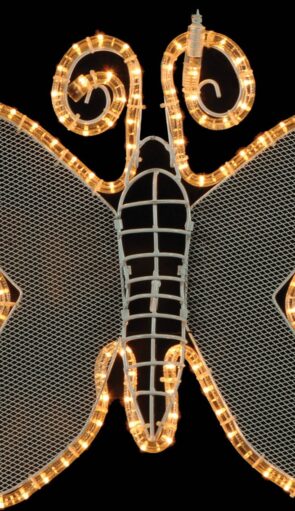 Φωτιζόμενο Σχέδιο Πεταλούδα Με Φωτοσωλήνα ,54(Η) x 47cm