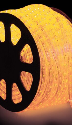 100 Μέτρα Led Φωτοσωλήνας Με Κίτρινο Φωτισμό ,Ø12mm-2w,IP44