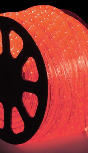 100 Μέτρα Led Φωτοσωλήνας Με Κόκκινο Φωτισμό ,Ø12mm-2w,IP44