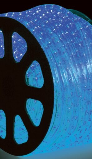 100 Μέτρα GS Σταθερός Φωτοσωλήνας Με Μπλέ Φωτισμό,Ø13mm - 2w