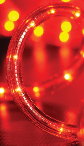 Gs Κόκκινος Φωτοσωλήνας Ip20 Με Πρόγραμμα ,20 Μέτρα ,Ø13mm - 3w