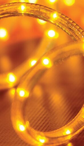 Gs Κίτρινος Φωτοσωλήνας Ip20 Με Πρόγραμμα ,20 Μέτρα ,Ø13mm - 3w