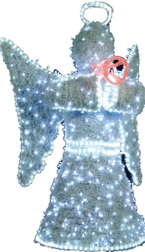 Led Φωτιζόμενος Άγγελος Με Ip44 ,120 x 90cm