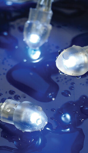 160 Led, Με Πρόγραμμα, Με Μετασχηματιστή 24v, Διάφανο Καλώδιο - Διάφανο Λαμπάκι, Απόστασης 16 Μέτρων