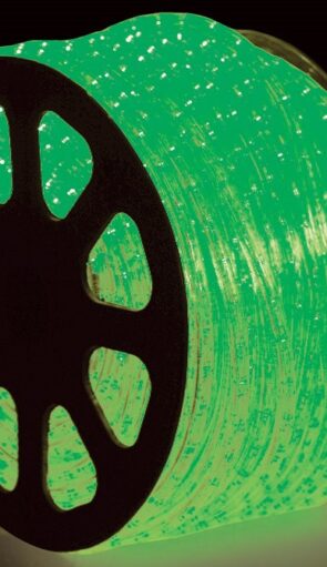 100 Μέτρα GS Σταθερός Φωτοσωλήνας Με Πράσινο Φωτισμό,Ø10mm - 2w,Τιμή 1,50/Μέτρο