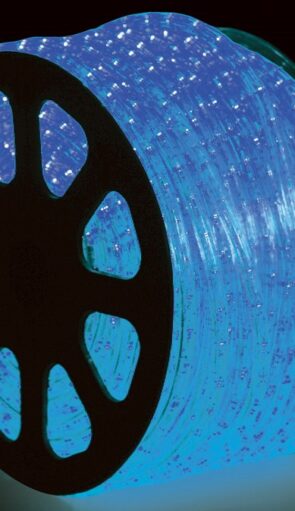 100 Μέτρα GS Σταθερός Φωτοσωλήνας Με Μπλέ Φωτισμό,Ø10mm - 2w