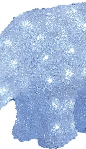 Led Φωτιζόμενη Ακρυλική Αρκούδα,32 X 15(H)cm