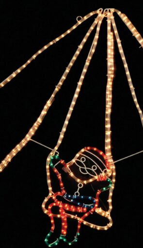 Φωτιζόμενο Σχέδιο Άγιος Κούνια Με Φωτοσωλήνα ,120(Η) x 110cm