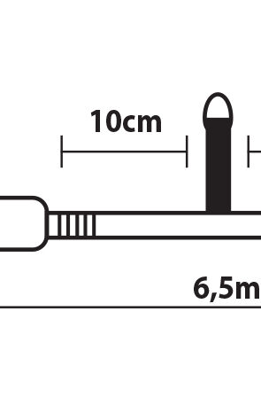 100Led Επεκτεινόμενα Λαμπάκια Με Πράσινο Καλώδιο/Πολύχρωμο Λαμπάκι 6,50 Μέτρα