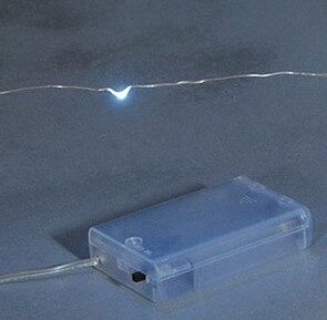 20Led Λαμπάκια Μπαταρίας Με Ψυχρό Φωτισμό 2 Μέτρα