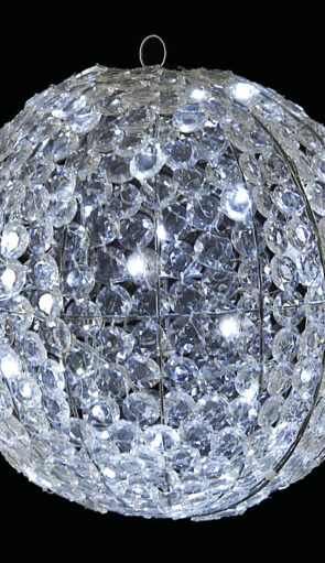 Led Φωτιζόμενη Μπάλα Με Λευκό Φωτισμό 30cm