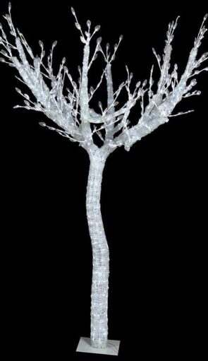 Led Φωτιζόμενο Χριστουγεννιάτικο Δέντρο Με 1096 Led Λευκού Φωτισμού 200(h)cm