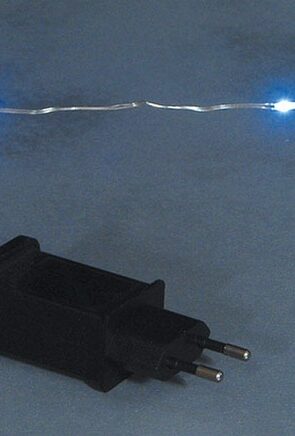 200Led Λαμπάκια Copper Ψυχρού Φωτισμού Με Μετασχηματιστή ,20 Μέτρα