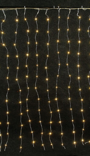 Led Copper Κουρτίνα Θερμού Φωτισμού Με Μετασχηματιστή ip20 ,250 x 120(H) cm