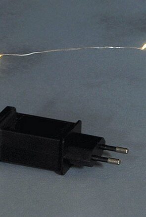 300Led Λαμπάκια Copper Θερμού Φωτισμού Με Μετασχηματιστή ,30 Μέτρα