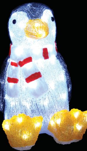 Led Φωτιζόμενος Ακρυλικός Πιγκουίνος,40(Η)cm