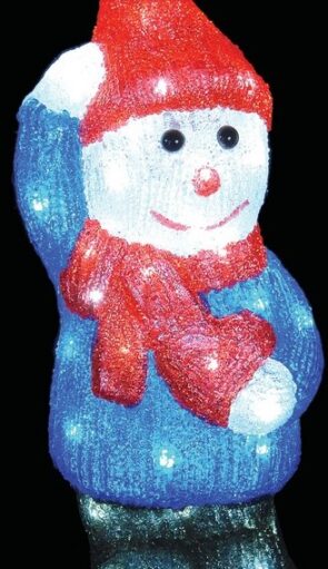 Led Φωτιζόμενος Ακρυλικός Χιονάνθρωπος,50(Η)cm