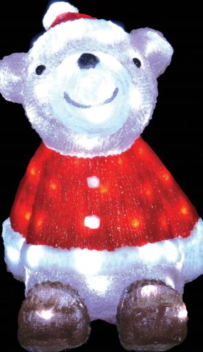 Led Φωτιζόμενο Ακρυλικό Αρκουδάκι,60(Η)cm