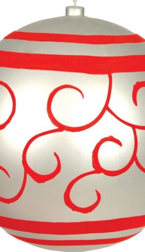 Πλαστική Χριστουγεννιάτικη Μπάλα Διακόσμησης 30cm