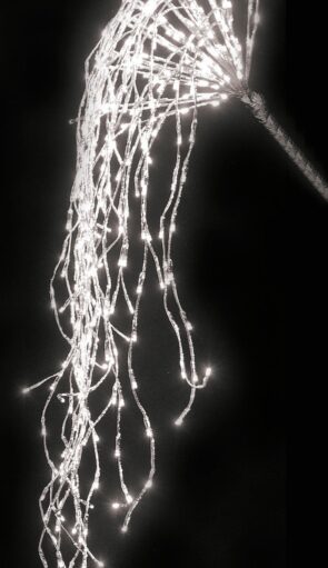 1200Led Flasher Φωτιζόμενο Διακοσμητικό Κλαδί Τοίχου Με Λευκό Φωτισμό Και Μετασχηματιστή Ip44,300cm