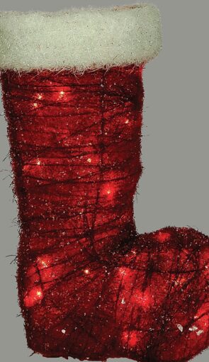 Φωτιζόμενη Χριστουγεννιάτικη Μπότα Με Μετασχιματιστή 40(Η)cm