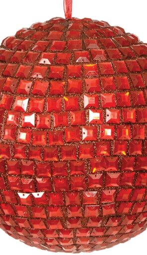 Πλαστική Χριστουγεννιάτικη Μπάλα Διακόσμησης 20cm