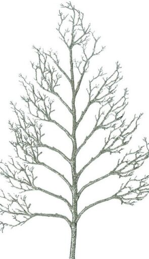 Χριστουγεννιάτικο Διακοσμητικό Ξερόκλαδο Με Γκλίτερ 220cm