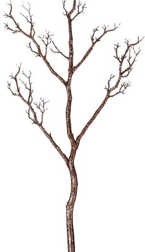 Χριστουγεννιάτικο Διακοσμητικό Κλαδί Με Glitter 150cm