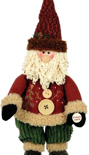 Λούτρινος Άγιος Βασίλης Με Μουσική 35cm