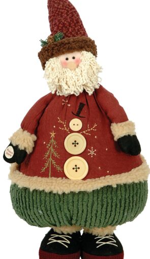 Λούτρινος Άγιος Βασίλης Με Μουσική 45cm