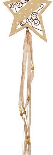 Ξύλινο Κρεμαστό Χριστουγεννιάτικο Στολίδι 17 x 65(h)cm