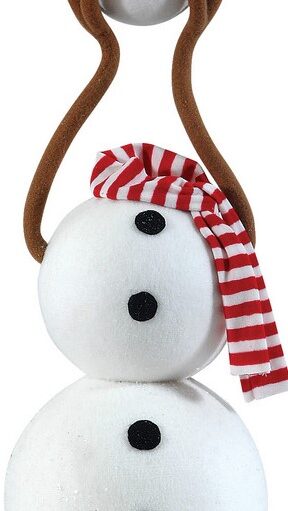 Επιδαπέδιος Διακοσμητικός Χιονάνθρωπος 25 x 25 x 62(h)cm