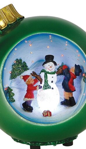 Φωτιζόμενο Διακοσμητικό Όπτικής Ίνας Μπαταρίας 14cm