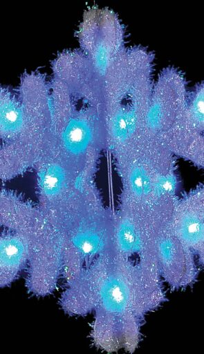 Φωτιζόμενη Νυφάδα Led Μπαταρίας 52cm