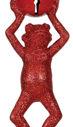 Κρεμαστό Χριστουγεννιάτικο Στολίδι 18cm, Με Glitter