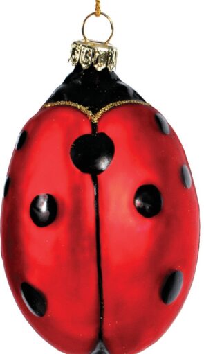 Γυάλινο Κρεμαστό Χριστουγεννιάτικο Στολίδι 8cm