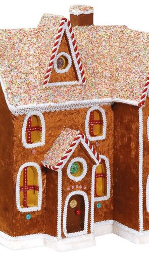 Ζαχαρωτό Επιδαπέδιο Χριστουγεννιάτικο Σπ'ιτι 39 x 32 x 52(h)cm