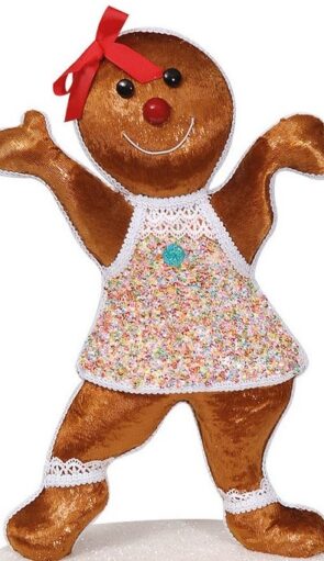 Ζαχαρωτό Επιδαπέδιο Χριστουγεννιάτικο Στολίδι 27 x 16 x 42(h)cm