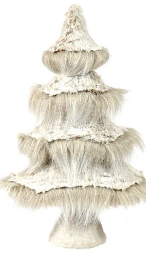 Λούτρινο Χριστουγεννιάτικο Διακοσμητικό Δέντρο 25 x 10 x 40(h)cm