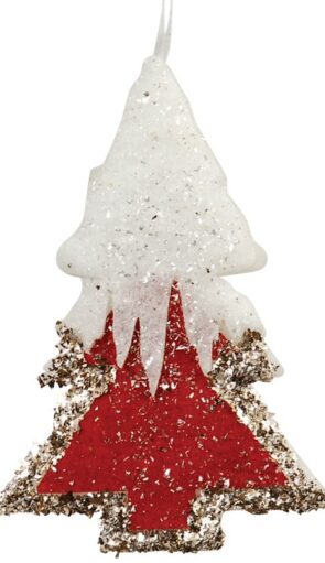 Κρεμαστό Χριστουγεννιάτικο Στολίδι 14 x 20(h)cm