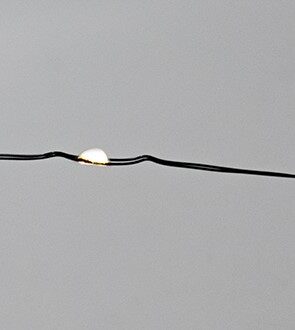 Led Θερμά Χριστουγεννιάτικα Φωτάκια Copper Με Μετασχηματιστή Ip 44 ,10 Μέτρα