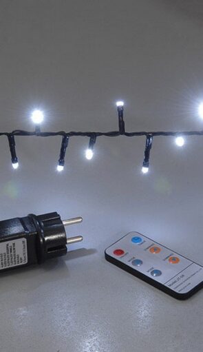 200Led Φωτάκια 2 Χρωμάτων Θερμό ή Λευκό Φωτισμό Με Χειριστήριο Προγραμμάτων,Χρονοδιακόπτη Και Ντιμάρετε ,4 Μέτρα