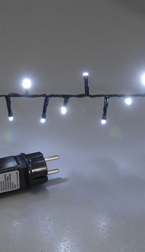 280Led Φωτάκια Με Πρόγραμμα Και Μετασχηματιστή ,Πράσινο Καλώδιο/Λευκό Λαμπάκι ,8,4 Μέτρα