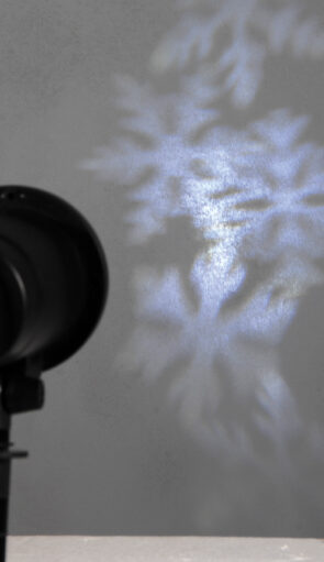 Led Προβολέας - Προτζέκτορας Με Εφέ Χιονονιφάδα ,ip44 Με Βάση