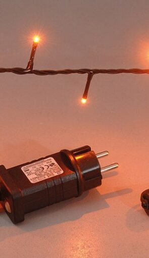 320Led Λαμπάκια Με Επέκταση,Πρόγραμμα Και Μετασχηματιστή Ip44 ,Πράσινο Καλώδιο/Πορτοκαλί Λαμπάκι ,16 Μέτρα