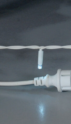 100Led Λαμπάκια Επεκτεινόμενα Με Λευκό Καλώδιο/Λευκό Λαμπάκι ,Ip44 , 11,5 Μέτρα