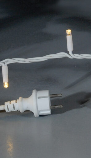 100Led Λαμπάκια Επεκτεινόμενα Με Λευκό Καλώδιο/Θερμό Λαμπάκι ,Ip44 , 11,5 Μέτρα