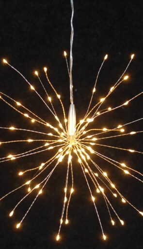 50cm Led Αχινός Copper Με 200Led Φωτάκια Και Μετασχηματιστή ip44